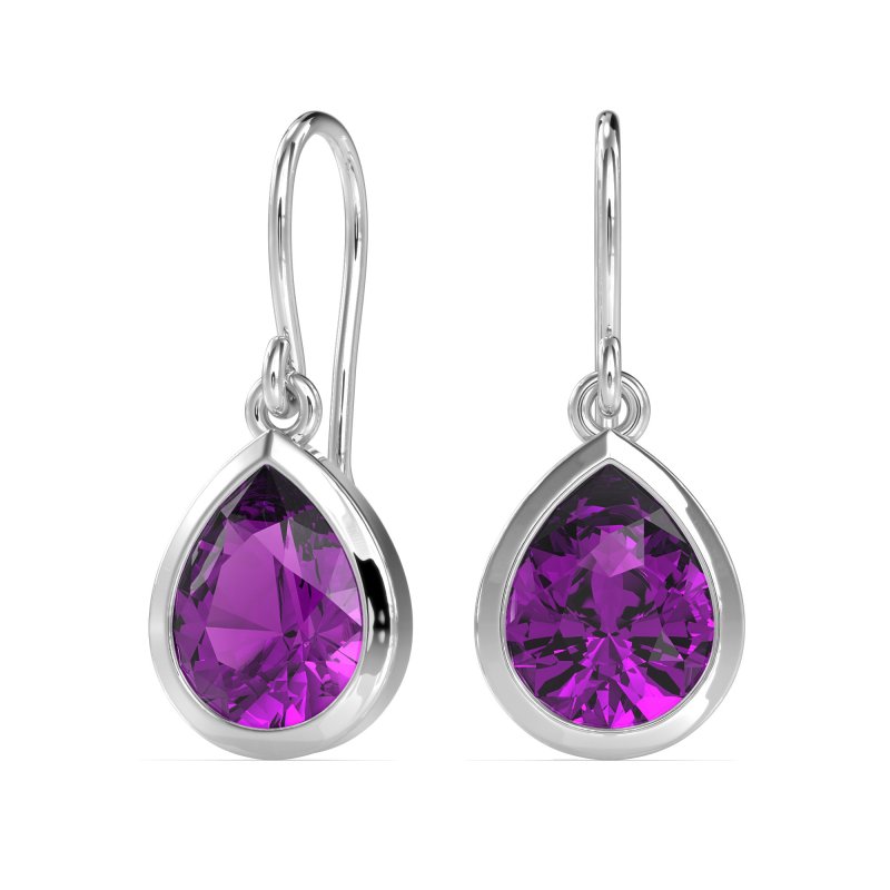 Pear Shape Drop Earrings