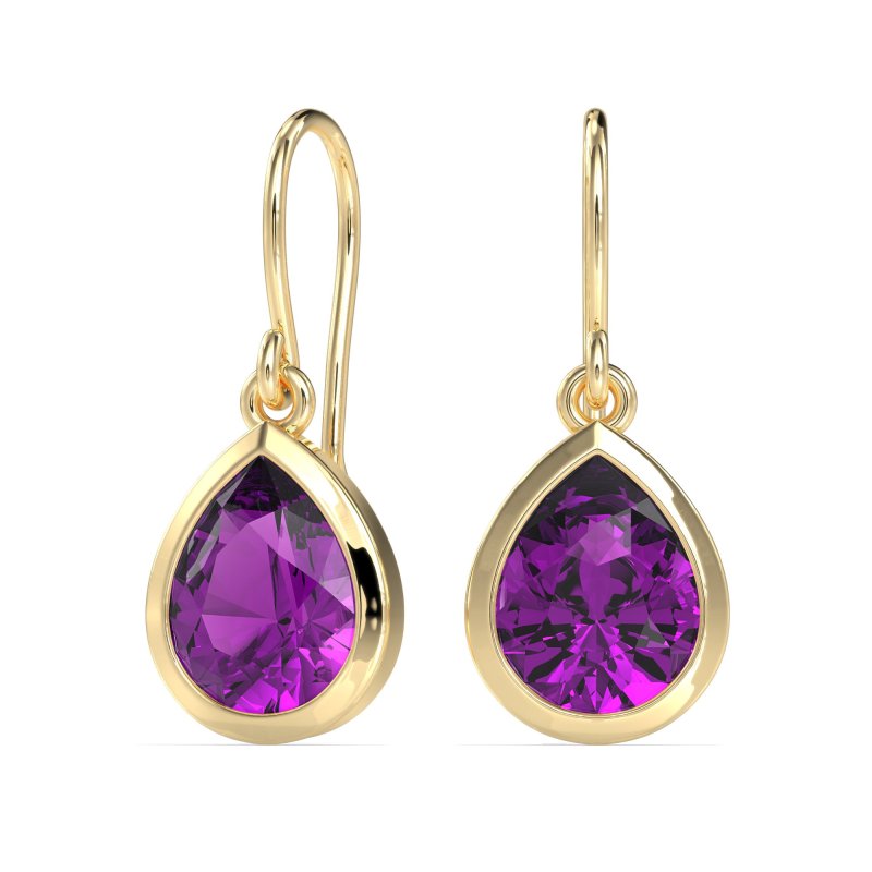 Pear Shape Drop Earrings