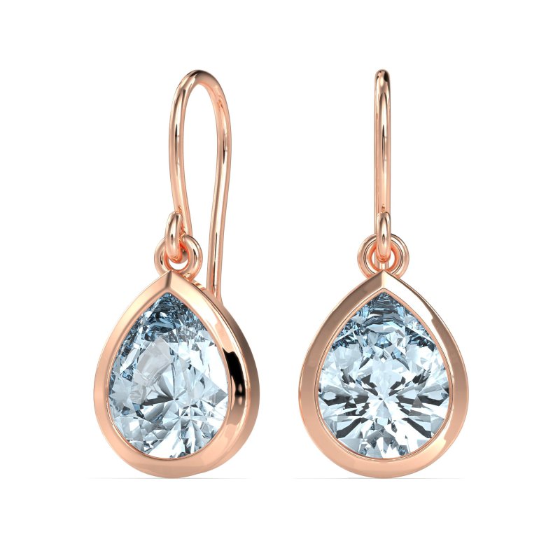 Pear Shape Drop Earrings