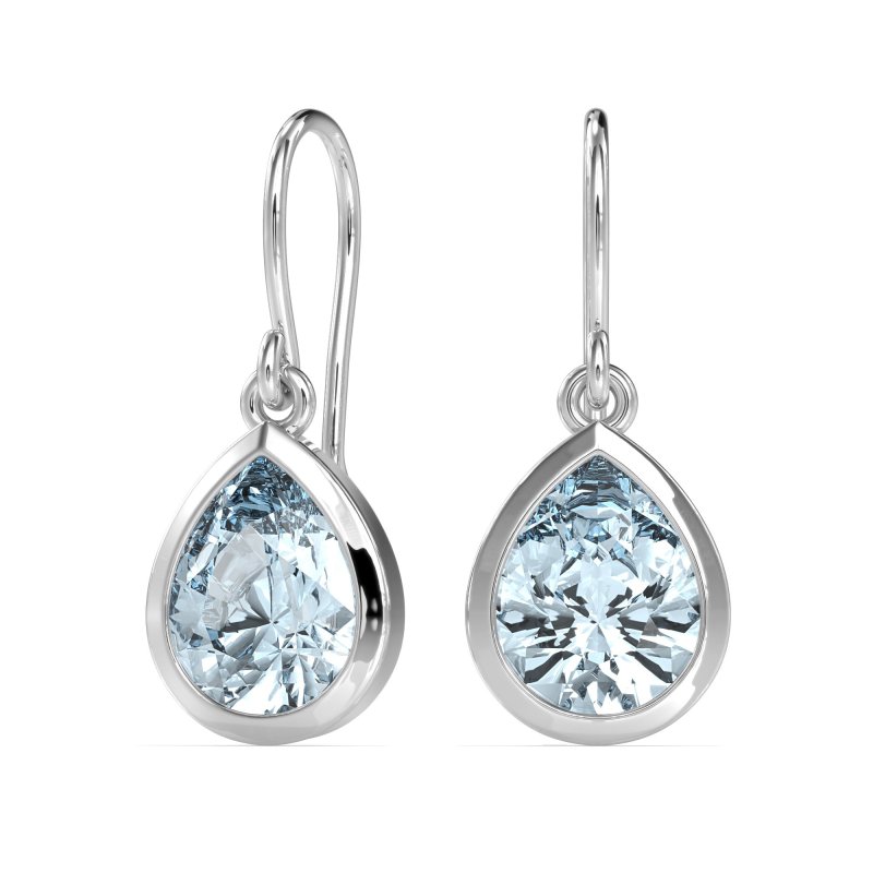 Pear Shape Drop Earrings