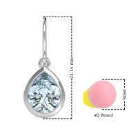 Pear Shape Drop Earrings