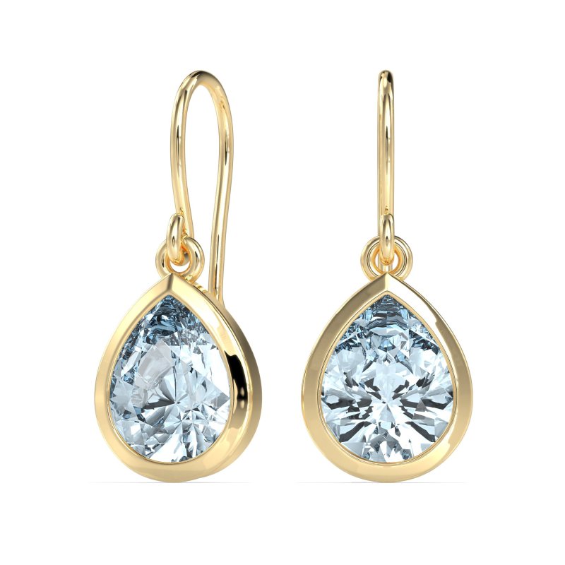 Pear Shape Drop Earrings