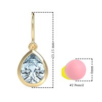 Pear Shape Drop Earrings