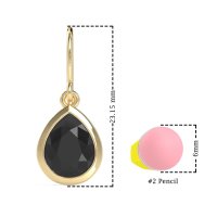 Pear Shape Drop Earrings