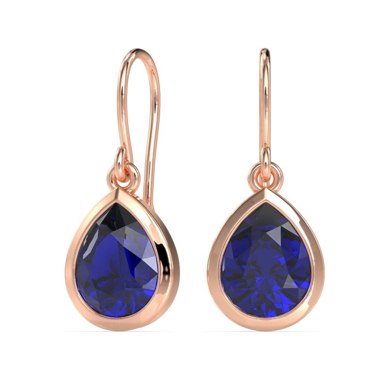 Pear Shape Drop Earrings