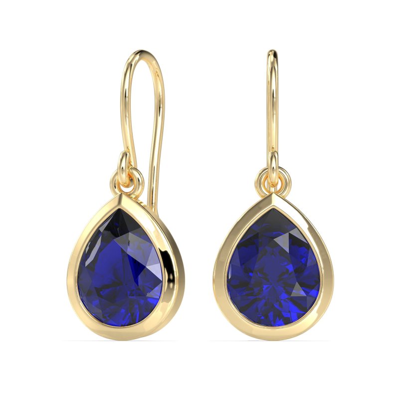 Pear Shape Drop Earrings