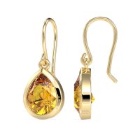 Pear Shape Drop Earrings