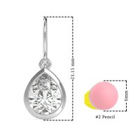 Pear Shape Drop Earrings