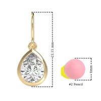 Pear Shape Drop Earrings