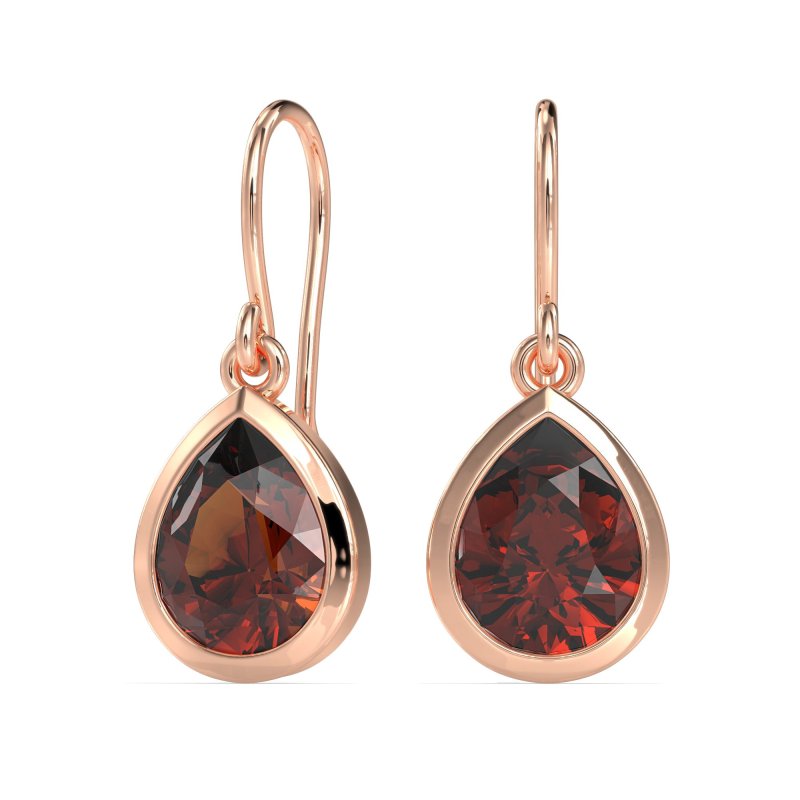 Pear Shape Drop Earrings