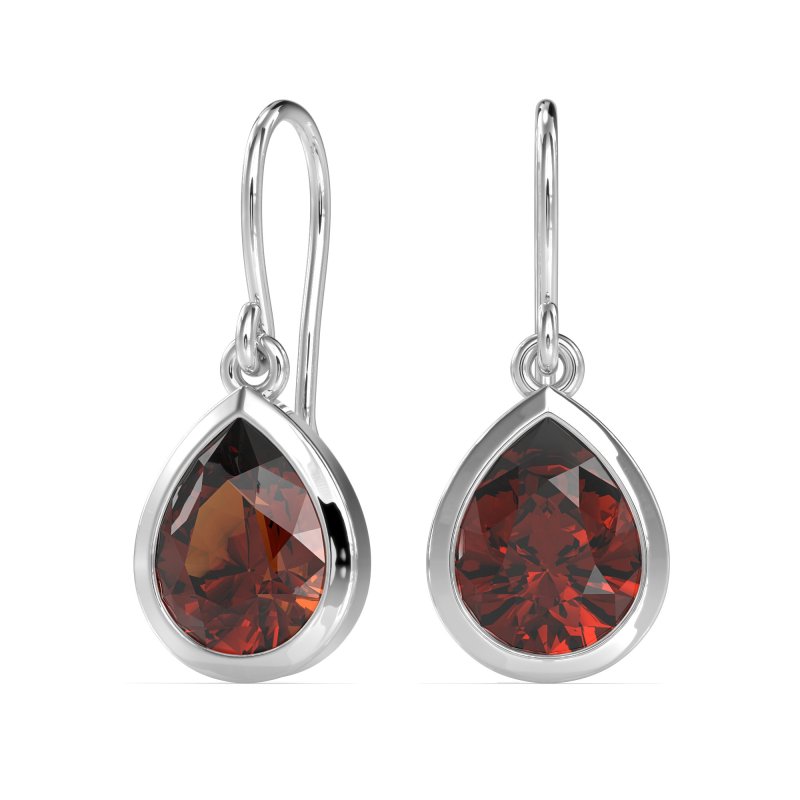 Pear Shape Drop Earrings