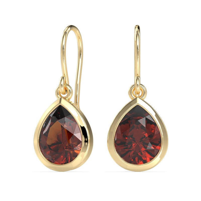 Pear Shape Drop Earrings