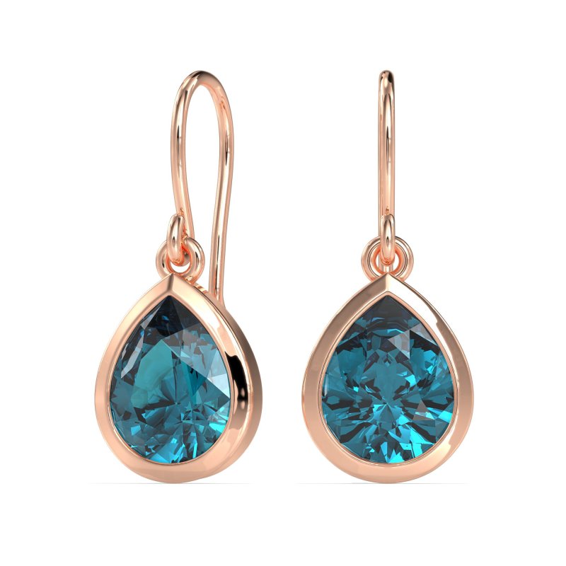 Pear Shape Drop Earrings