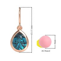 Pear Shape Drop Earrings