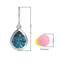 Pear Shape Drop Earrings