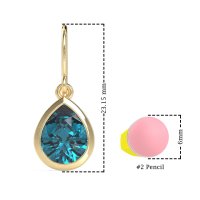 Pear Shape Drop Earrings