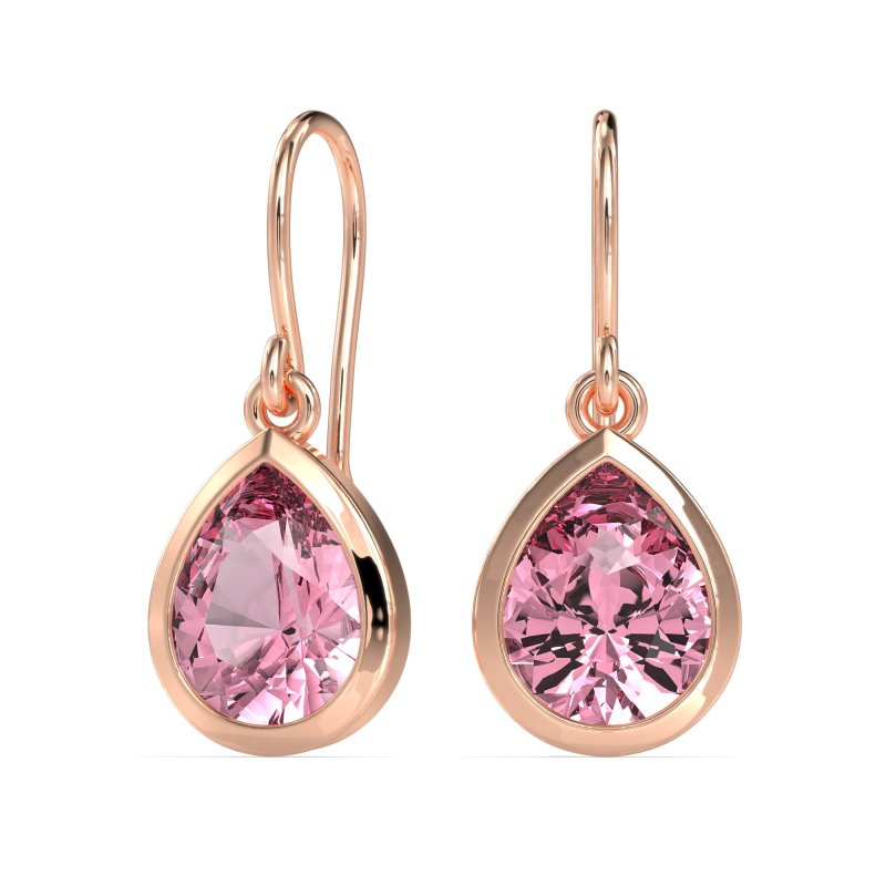 Pear Shape Drop Earrings
