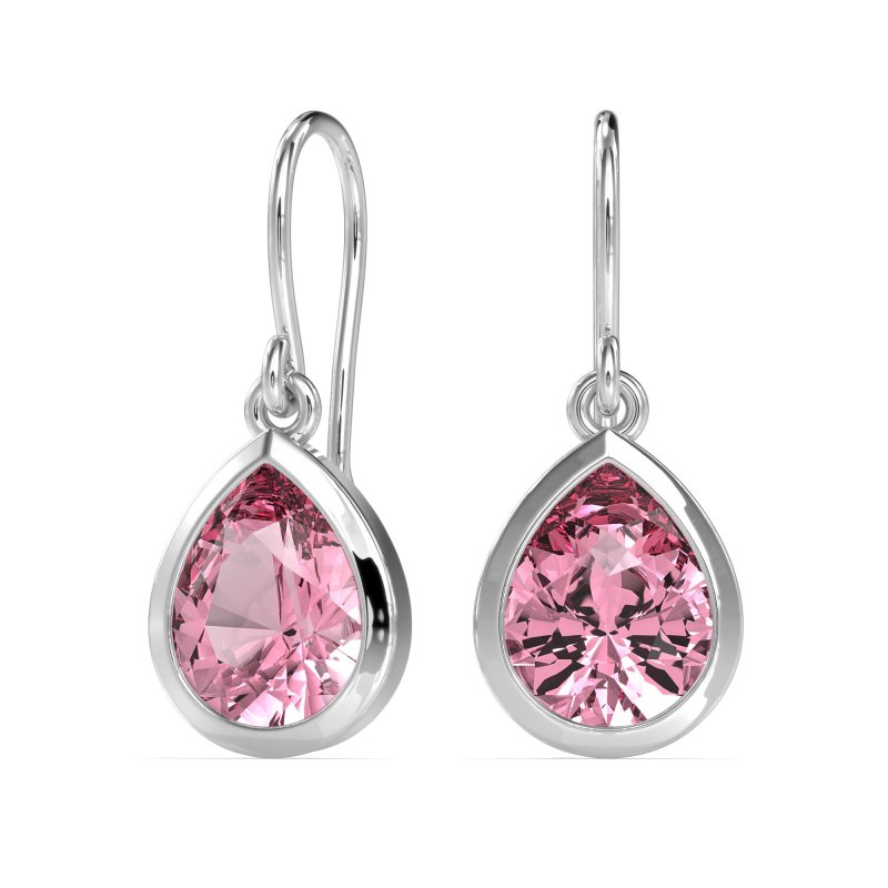Pear Shape Drop Earrings