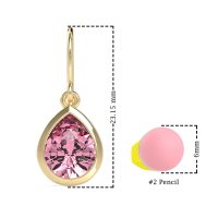 Pear Shape Drop Earrings