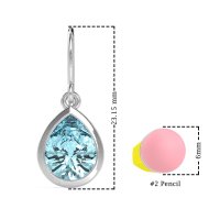 Pear Shape Drop Earrings