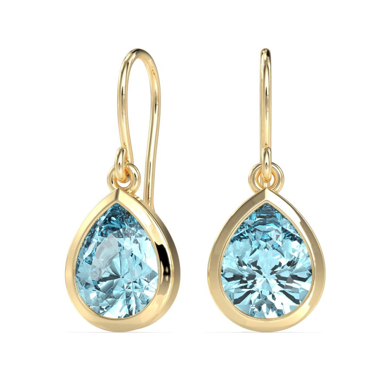 Pear Shape Drop Earrings