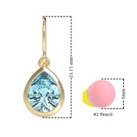 Pear Shape Drop Earrings