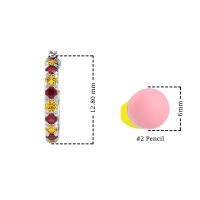 Single Row Huggie Earrings