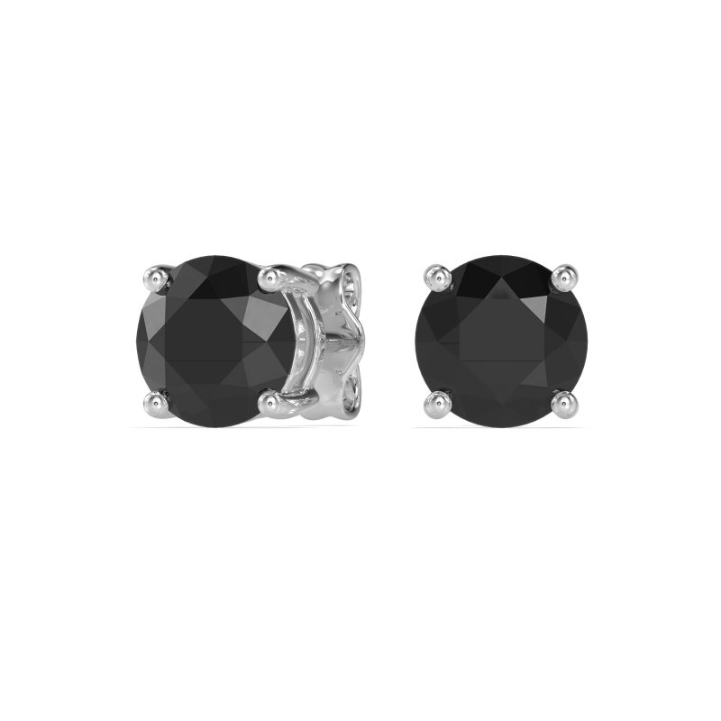 Three-Prong Martini Stud Earrings