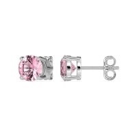 Three-Prong Martini Stud Earrings