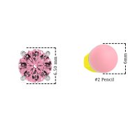 Three-Prong Martini Stud Earrings