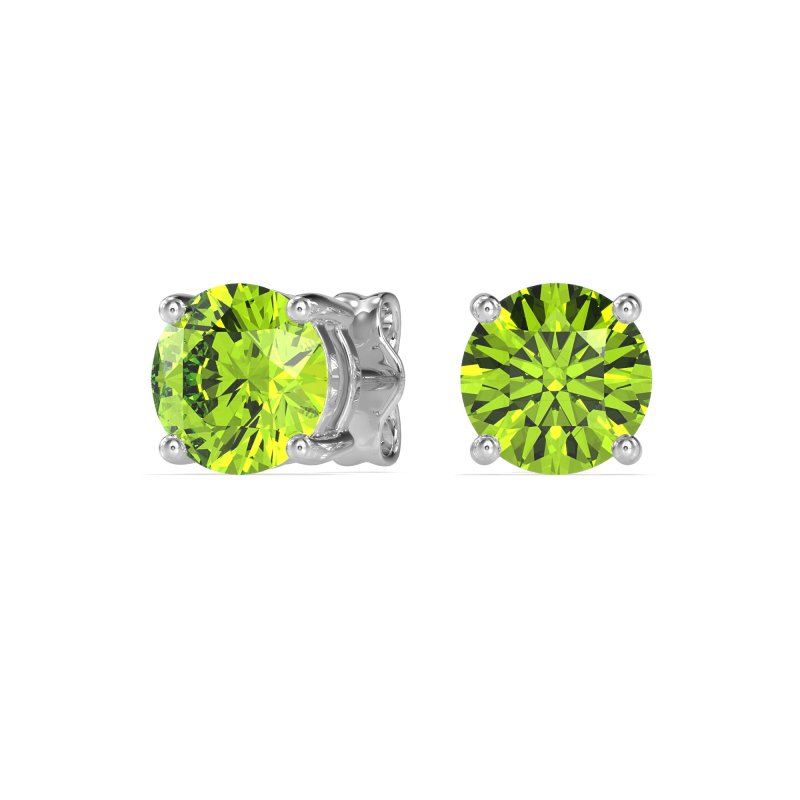 Three-Prong Martini Stud Earrings