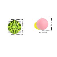Three-Prong Martini Stud Earrings