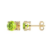 Three-Prong Martini Stud Earrings