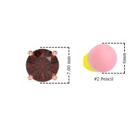 7mm Classic Four Prong Stud Earrings