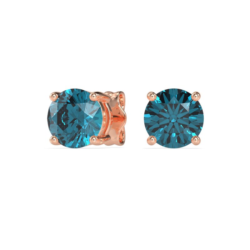 7mm Classic Four Prong Stud Earrings