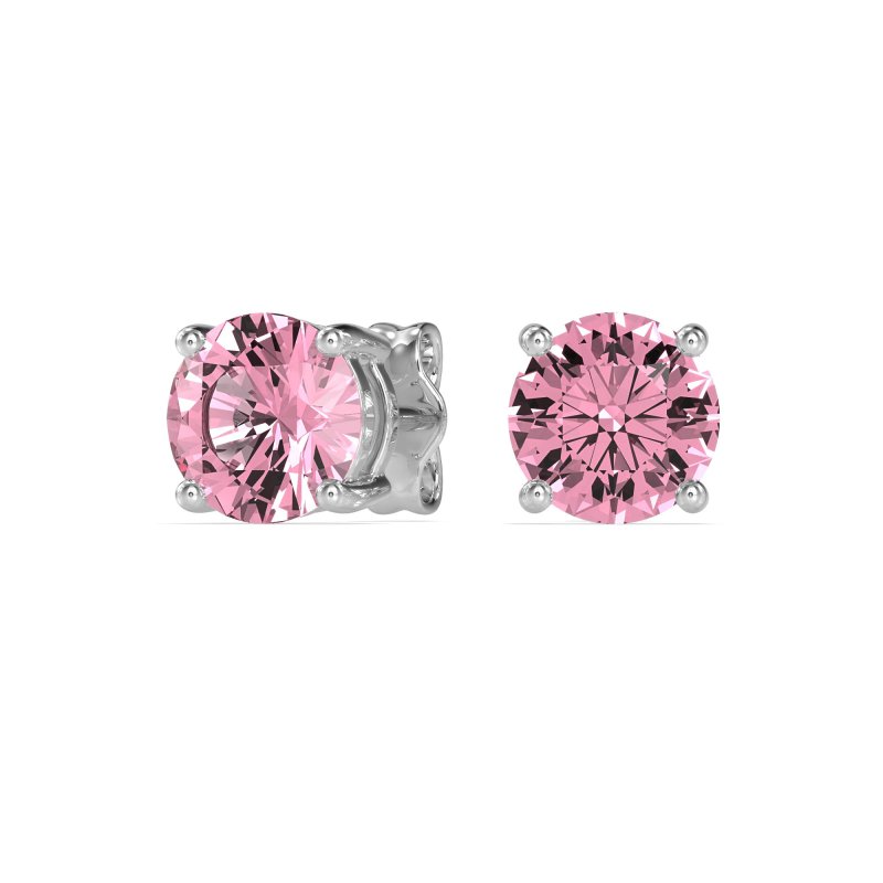 7mm Classic Four Prong Stud Earrings