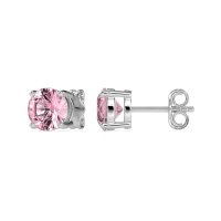 7mm Classic Four Prong Stud Earrings