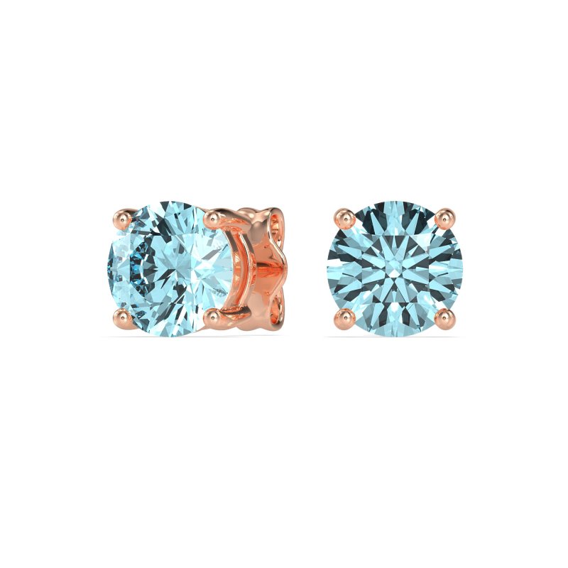 7mm Classic Four Prong Stud Earrings