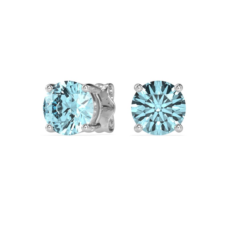 7mm Classic Four Prong Stud Earrings