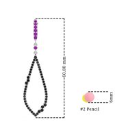 Pave Tear Drop Dangling Earrings