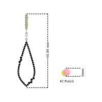 Pave Tear Drop Dangling Earrings