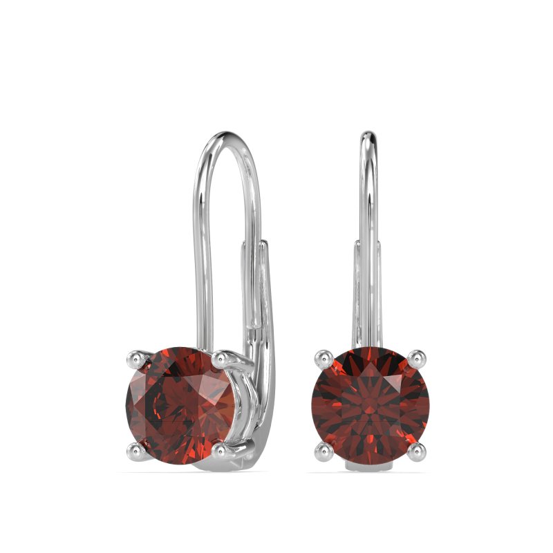 Shepard Hook Round Stud Earrings