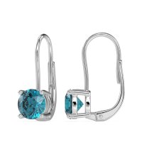 Shepard Hook Round Stud Earrings