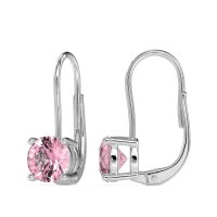 Shepard Hook Round Stud Earrings