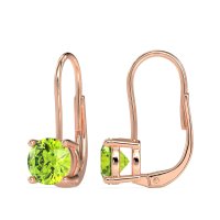 Shepard Hook Round Stud Earrings