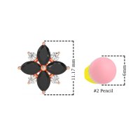 Marquise Flower Cluster Earrings