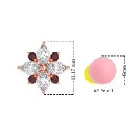 Marquise Flower Cluster Earrings