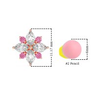 Marquise Flower Cluster Earrings