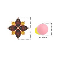 Marquise Flower Cluster Earrings