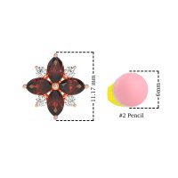 Marquise Flower Cluster Earrings